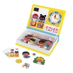 Janod Магнитна книга-игра: Научи се да познаваш часовника