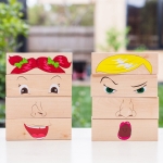 Пъзел от дървени блокчета - Как се чувствам