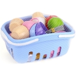 Кошница с хранителни продукти и сервиз за кафе