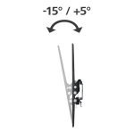 Стойка за стена HAMA за интерактивен дисплей, max 65\", 600х400, До 45 кг