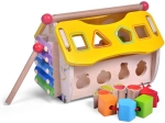 Дървена къщичка-сортер