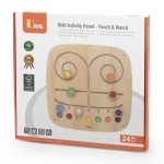 Дървен стенен панел - Лабиринти, цветове и текстури