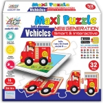 Разказващи на български пъзели Превозни средства - 32 елемента, 16 превозни средства по 2 ел. с добавена реалност