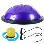 Полутопка за баланс BOSU BALL 58.5 см, с твърда основа и ластици