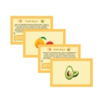 Образователни карти - Плодове и зеленчуци, 50 броя