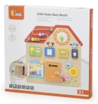 Дървена Монтесори къща с активности (Бизиборд)