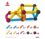 Конструктор Магнитни пръчици Smartrod, Макси - Работни карти, 100 броя