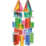 Конструктор от акрилни геометрични блокчета, 32 части