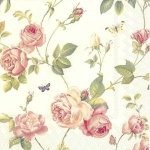 Салфетка за декупаж 33х33см New rambling rose