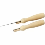 Дървена дръжка за игла за филц + 5 игли
