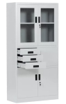 Метален шкаф Carmen CR-1240 E J 90х40 Н=185см, светлосив