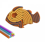 Сензорна дъска за сетивна стимулация - Риба