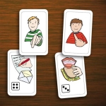 Логопедична игра с карти - Глаголи 1 (Спрежение на глаголите)