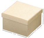 Кутия от твърд картон: Квадрат 10x10х6.5 см