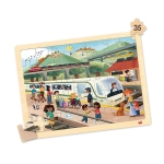 Комплект 4 пъзела -  Транспортни средства, 35ч.