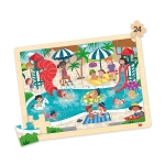 Комплект 4 пъзела -  Свободно време и социален живот, 24ч.