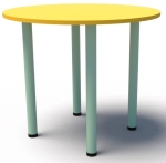 Маса Цвете модул кръг Ф-80 H=68см, цветна