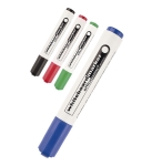 Маркер за бяла дъска объл връх O.Point 4цв./к-т