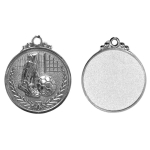 Медал за футбол 2 място - сребърен 5 см, С трикольорна лента