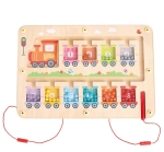 Лабиринт с магнитни топчета - Влакче, двустранен