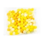 Помпони 1см - Жълти, 120 броя