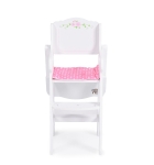 Дървено столче за хранене на кукли