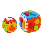 Занимателен куб с форми 2в1, комплект от 2 броя