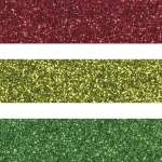 Лепящи ленти с брокат 15мм х 3м, 3 броя (Коледни)