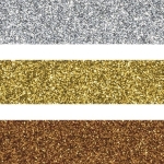 Лепящи ленти с брокат 15мм х 3м, 3 броя (Сребро, Злато и Мед)