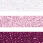 Лепящи ленти с брокат 15мм х 3м, 3 броя (Бяло, Розово, Цикламено)