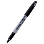 Маркер перманентен Axent Permanent D2606 1.0 мм, Черен