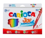 Флумастери Carioca Joy 24цв измиваеми