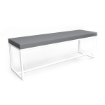 RFG Пейка P140, с метална основа и тапицирана седалка, 140х40х46 см