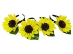 Ръчно изработена диадема с цвете - Слънчоглед