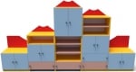 Секция Лапландия (5 модула)  300х45 H=160см, цветна