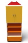 Секция Лапландия (модул 3) Шкаф с 2 врати, 2 рафта и чекмедже  60х45 Н=160см