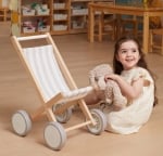 Дървена количка за  кукли