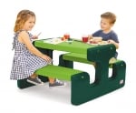 Голяма маса за пикник Little Tikes, зелен цвят