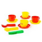 Комплект прибори за хранене и сервиз Jiffy за четирима