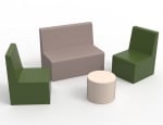 Комплект меки модули, 4 части (диван, 2 фотьойла и маса)