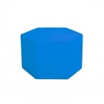 Маса от пяна, шестоъгълна -  Синя 50 х 50 х 35см