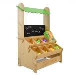 Дървен магазин за игра - Плодове и зеленчуци