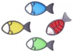 Цветни риби за магнитен детски риболов с кука