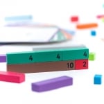 Математическа игра - Номерирани дървени пръчици, 196 части