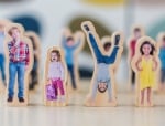 Дървени фигурки на деца - Как се чувствам днес, 15 броя