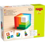 Haba Дървен 3D конструктор - Куб Дъга, 10 части